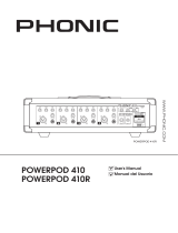 Phonic Powerpod 410 R User manual