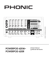 Phonic Powerpod 620 Plus User manual