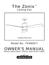Fanimation FP4650 Series Owner's manual