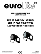 EuroLite LED IP PAR 12x3W TCL User manual