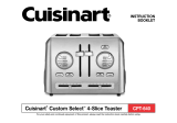 Cuisinart CPT-620 Owner's manual
