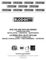 Blodgett DFG-200 Operating instructions