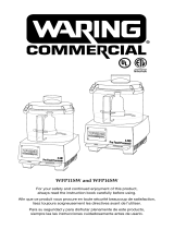 Waring WFP14SW User manual