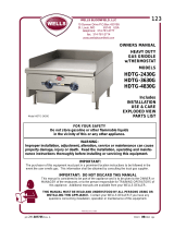 Wells Manufacturing HDTG-3630G Operating instructions