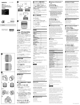 Sony SEL28F20 User manual