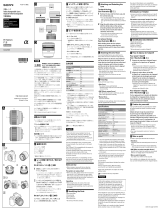 Sony SEL50F18F User manual