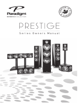 Paradigm Prestige 85F User manual