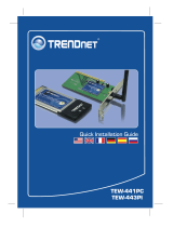 Trendnet TEW-441PC - 108Mbps Wireless PC Card TEW-441PC Quick Installation Guide