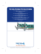 Trendnet TE100-PCIWA User guide