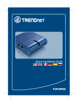 Trendnet TVP-SP5G Quick Installation Guide