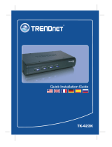 Trendnet TK-423K - USB/PS/2 KVM Switch Quick Installation Guide