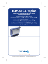 Trendnet TEW-410APBplus Owner's manual