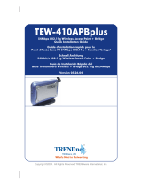 Trendnet TEW-410APBplus Quick Installation Guide