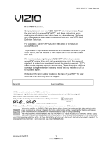 Vizio M261VP Owner's manual