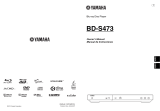 Yamaha BD-S473 Owner's manual