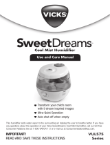 Vicks SweetDreams VUL575 Series Owner's manual