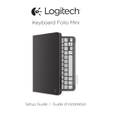 Logitech Keyboard Folio for iPad mini Quick start guide