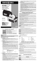 Porter-Cable 352VS User manual