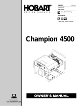 Hobart CHAMPION 4500 User manual