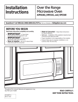 GE Appliances JVM3160RFSS Installation guide