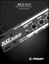 Peavey XD 2/3/4 Stereo/Mono Crossover User manual