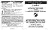 Lasko 5409 Owner's manual