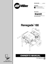 Miller Renegade 180 User manual