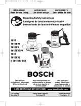 Bosch 1617EVSPK User manual