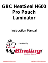 MyBinding GBC HeatSeal H600pro User manual