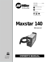 Miller Maxstar 140 Owner's manual