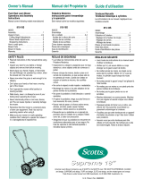 Scotts 815-18 Owner's manual