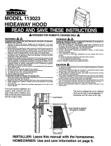 Broan 113023 Installation guide