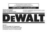 DeWalt D55168 TYPE 2 Owner's manual