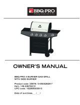 BBQ 146.23676310 Owner's manual