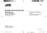 JVC KD-X120 Owner's manual