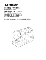 JANOME 2041 2049 Owner's manual
