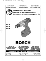 Bosch 13618-2G Owner's manual