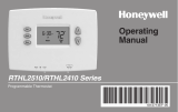 Honeywell RTHL2510,RTHL2410 Owner's manual