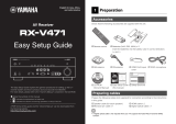 Yamaha RX-V471 Installation guide