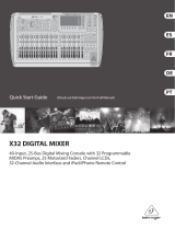 Behringer X 32 User manual