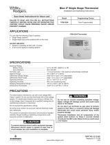 White Rodgers 1F86-0244 Owner's manual