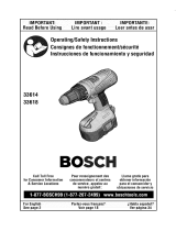 Bosch 33618-2G Owner's manual