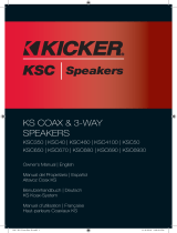 Kicker 2017 KS Coax Owner's manual