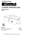 Kenmore Roaster oven 238.48238 Owner's manual