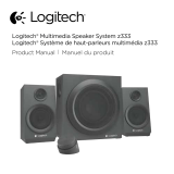 Logitech Multimedia Speakers Z333 User manual