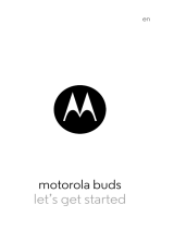 Motorola Buds Get Started Manual