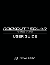 Goal Zero Rock Out 2 Solar User manual