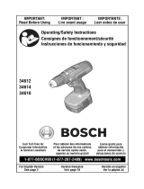 Bosch 34618 Owner's manual