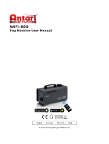 Elation WiFi-800 Wireless Fogger User manual