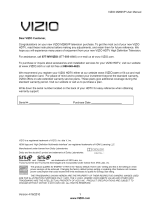 Vizio M260VP Owner's manual